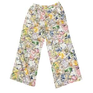 Maeve Patchwork Floral Wide-Leg Pants – New With Tags (Size M)